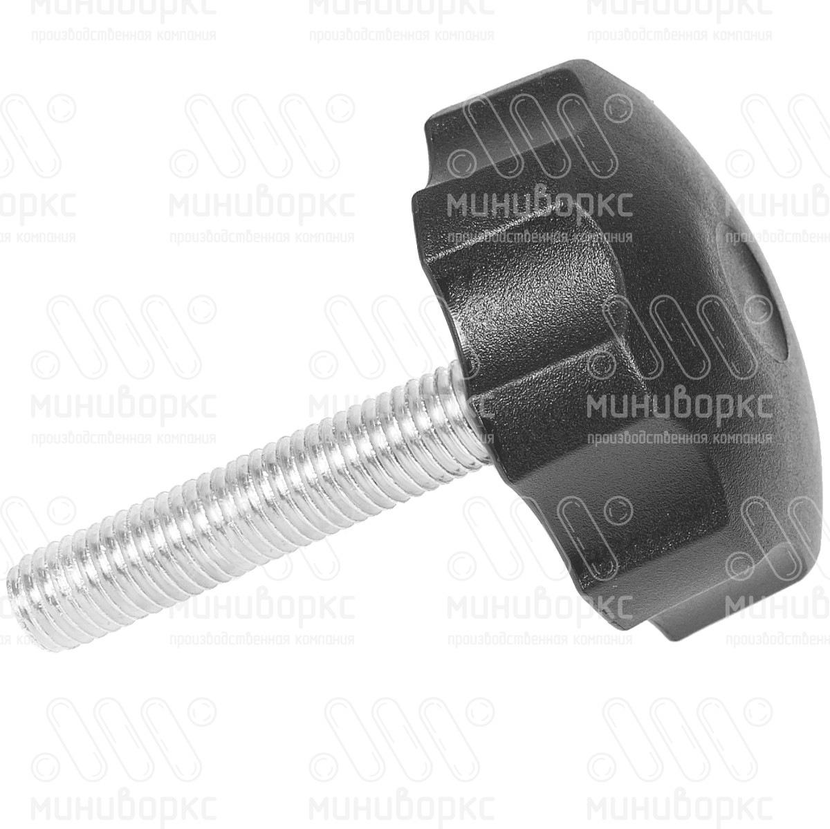 Фиксатор пластиковый с рукояткой m8x65 60 – Ф60М8-65ЧН | картинка 2