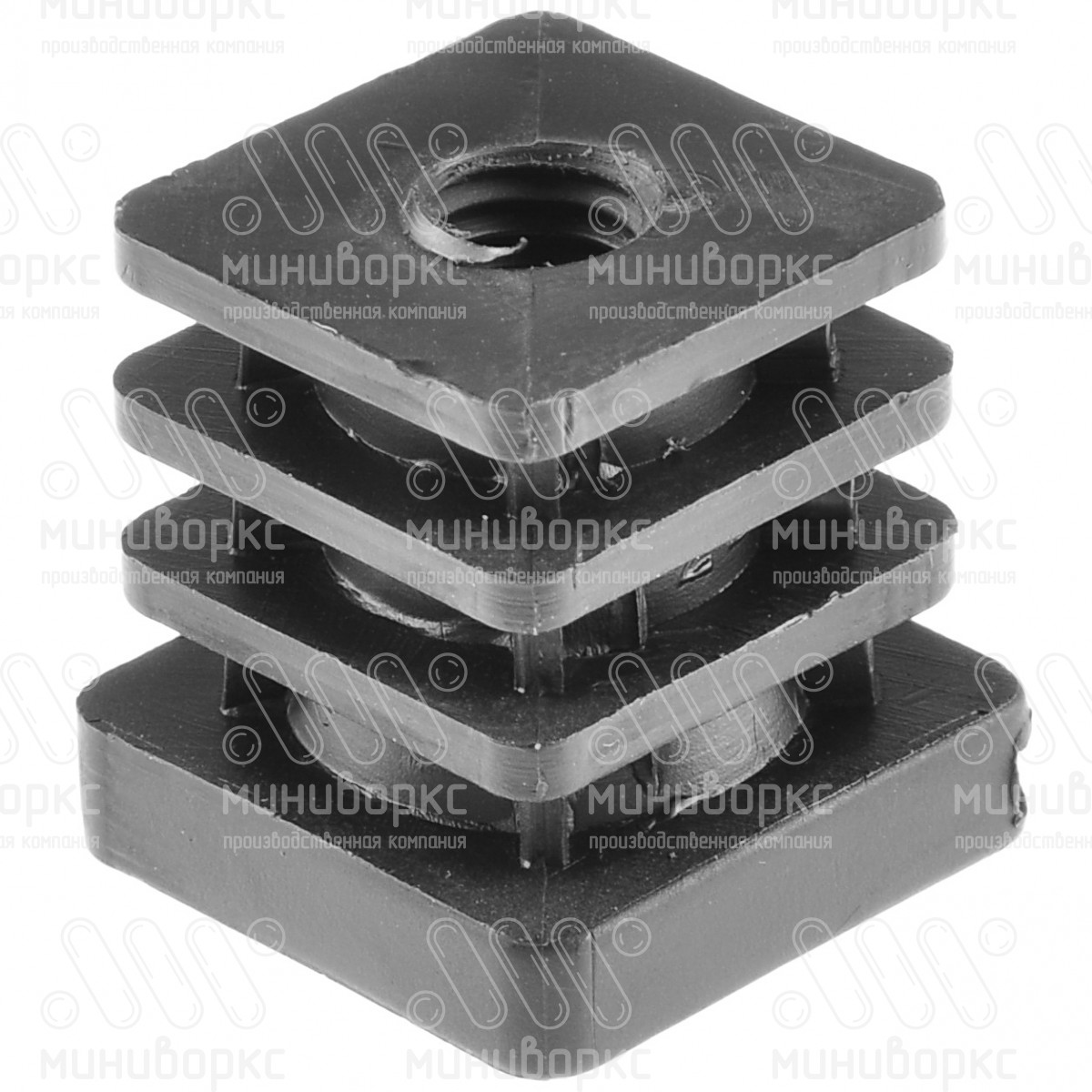 Квадратные заглушки для профильных труб 16x16 – 1103152021G | картинка 3