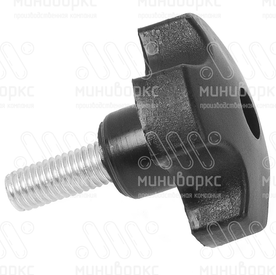 Фиксатор пластиковый с рукояткой m6x20 40 – Ф40М6-20ЧЕ | картинка 2