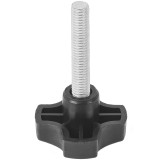 Фиксатор пластиковый с рукояткой m6x55 40 – Ф40М6-55БЕ