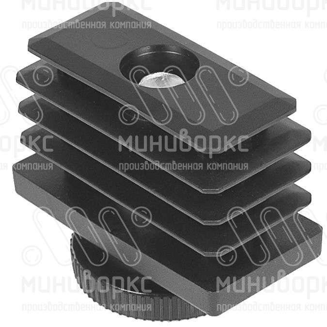 Комплекты прямоугольных заглушек с опорами 50x25 – 25-50M10.D32x25 | картинка 2