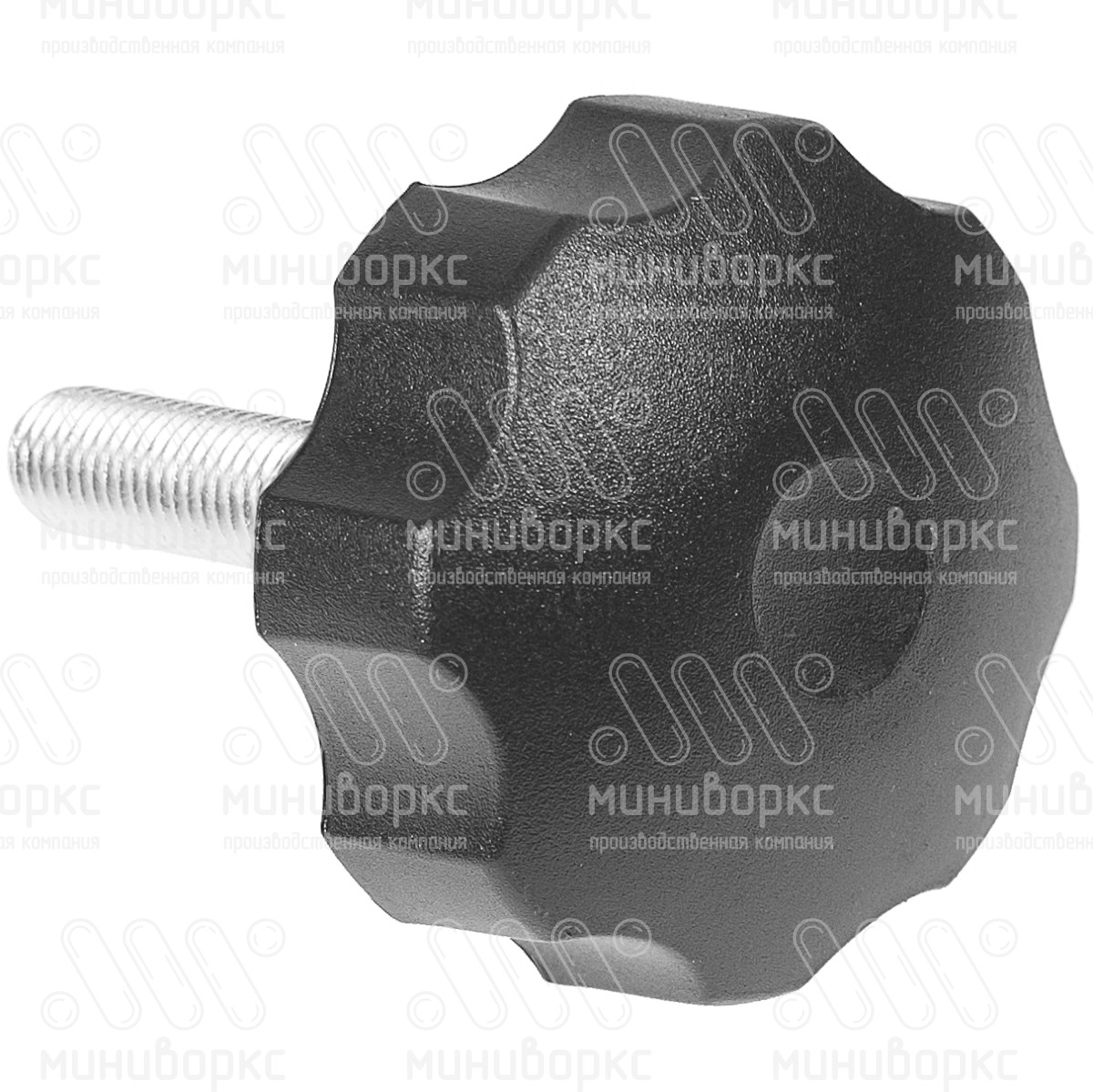 Фиксатор пластиковый с рукояткой m8x65 60 – Ф60М8-65ЧН | картинка 3