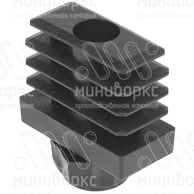 Комплекты прямоугольных заглушек с опорами 40x20 – 20-40M8.D22x35B | картинка 2