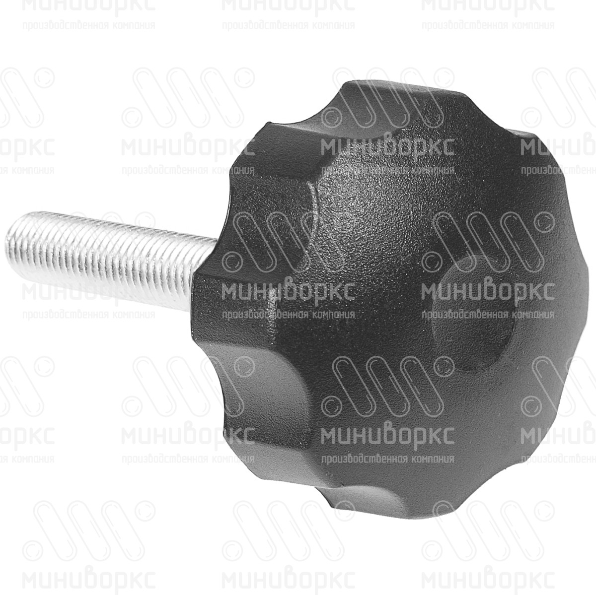 Фиксатор пластиковый с рукояткой m12x85 60 – Ф60М12-85ЧН | картинка 3