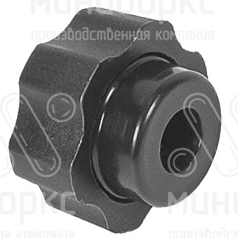 Пластиковые фиксаторы с гайкой m6 21 – Б21М6ЧН | картинка 3