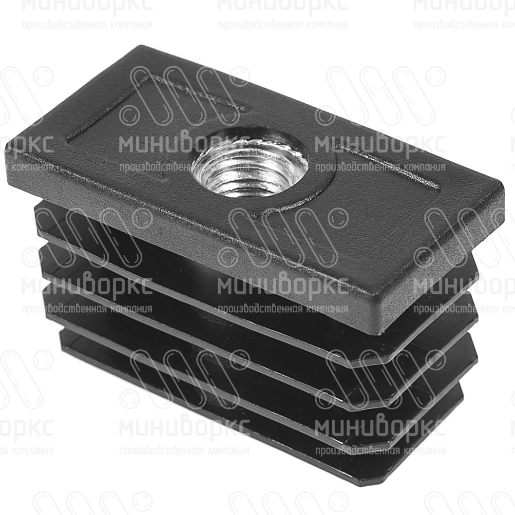 Заглушки для прямоугольной трубы 50x25 – 25-50М10НЧС | картинка 1