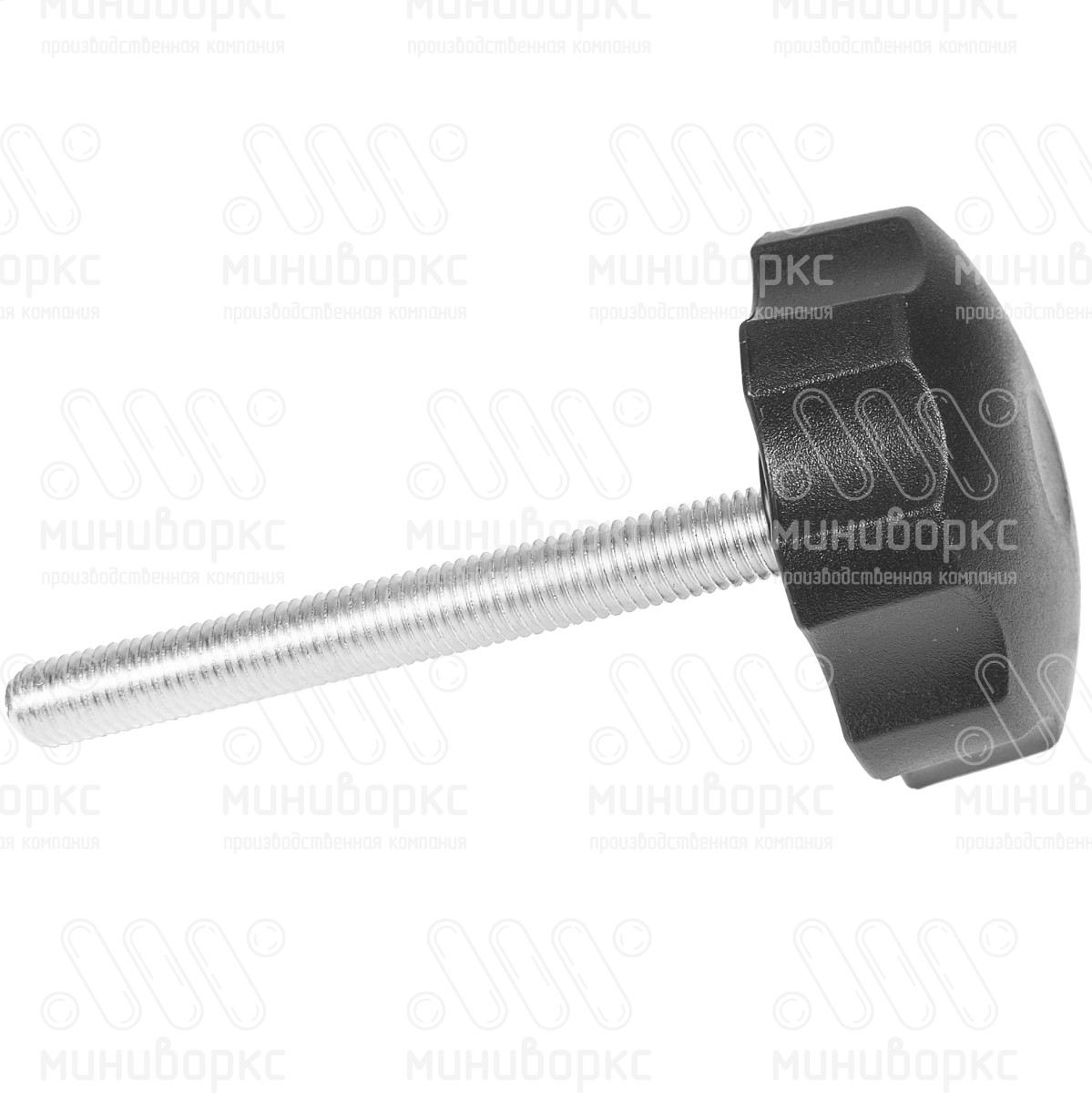 Фиксатор пластиковый с рукояткой m8x95 60 – Ф60М8-95ЧН | картинка 2