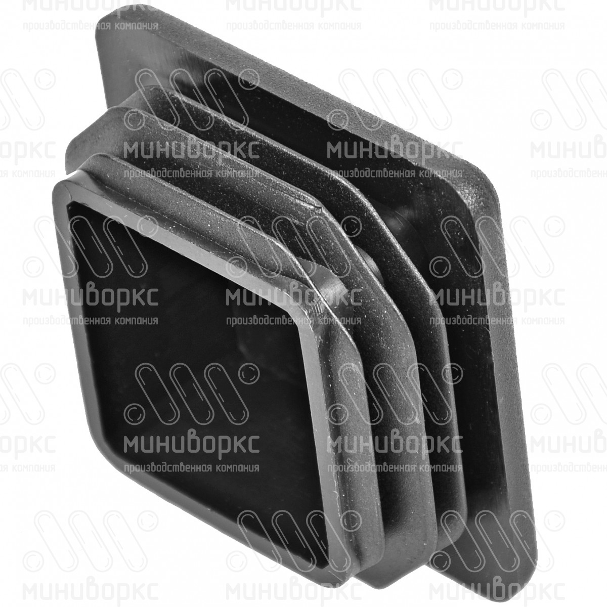 Квадратные заглушки для профильных труб 60x60 – ILQ60-BIANCO | картинка 2