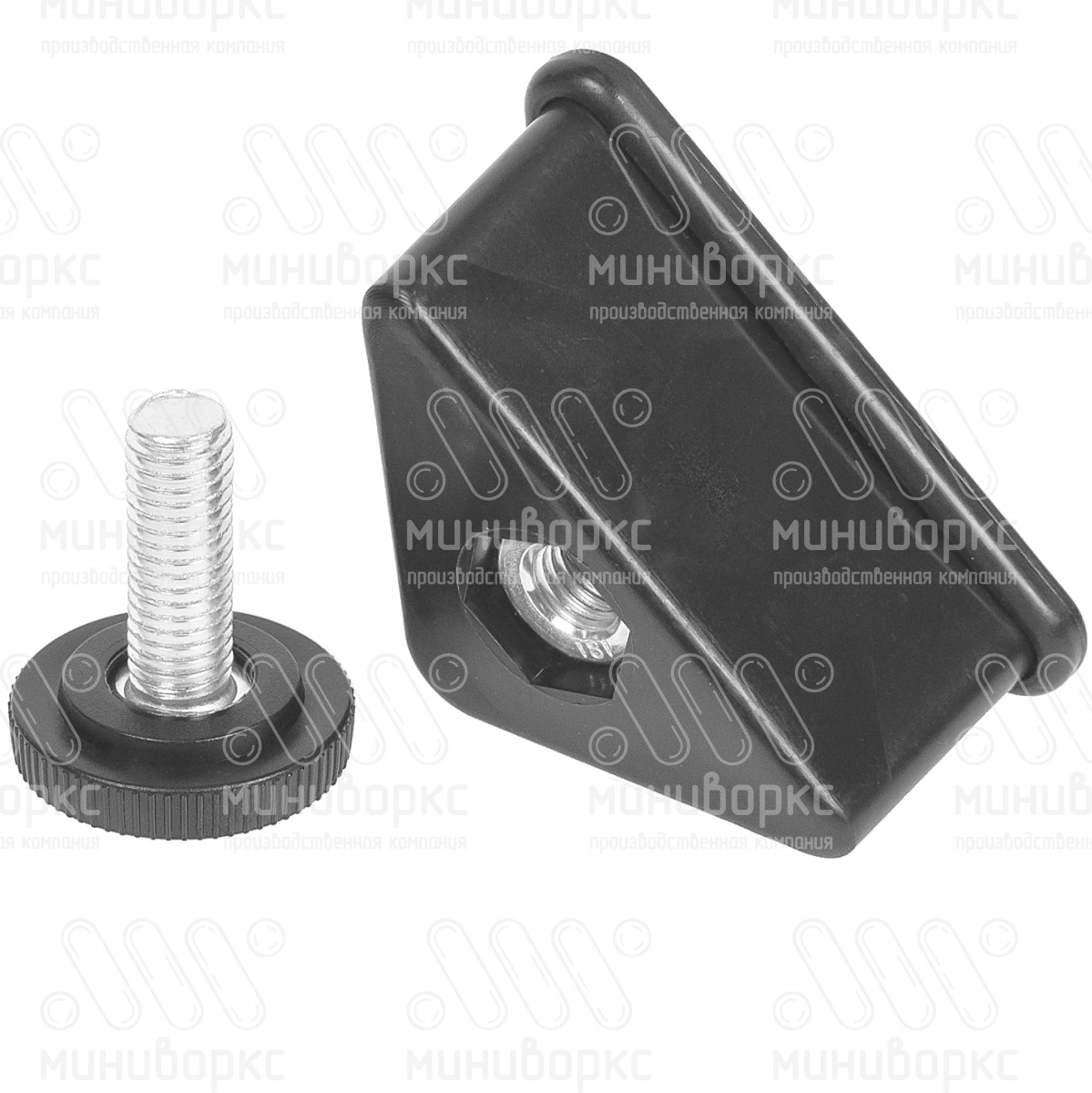 Комплекты опор для уголков и резьбовых опор m8x25 32 – U40-40M8.D32x25 | картинка 4