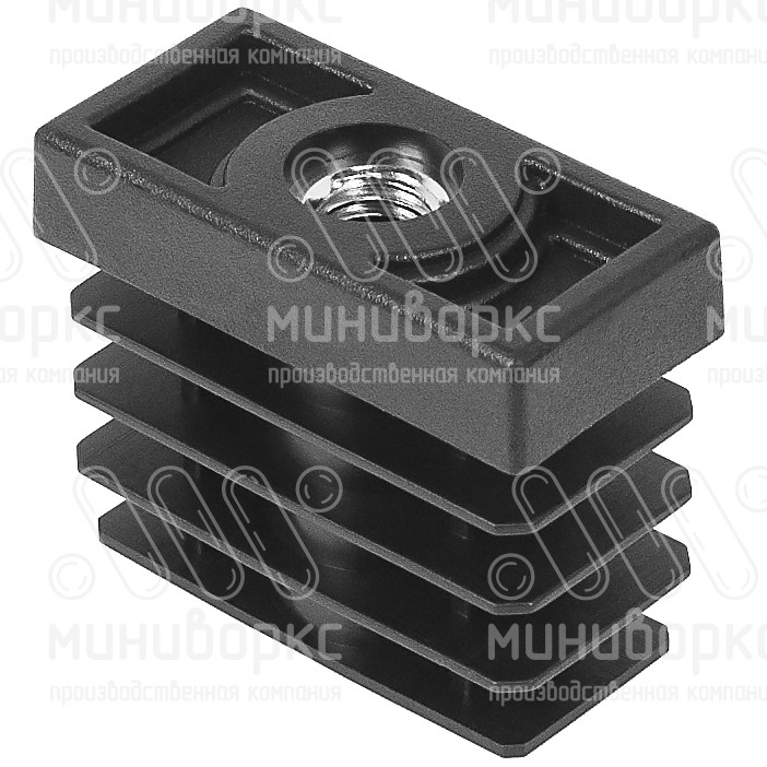 Заглушки для прямоугольной трубы 40x20 – 20-40М10ЧС | картинка 1