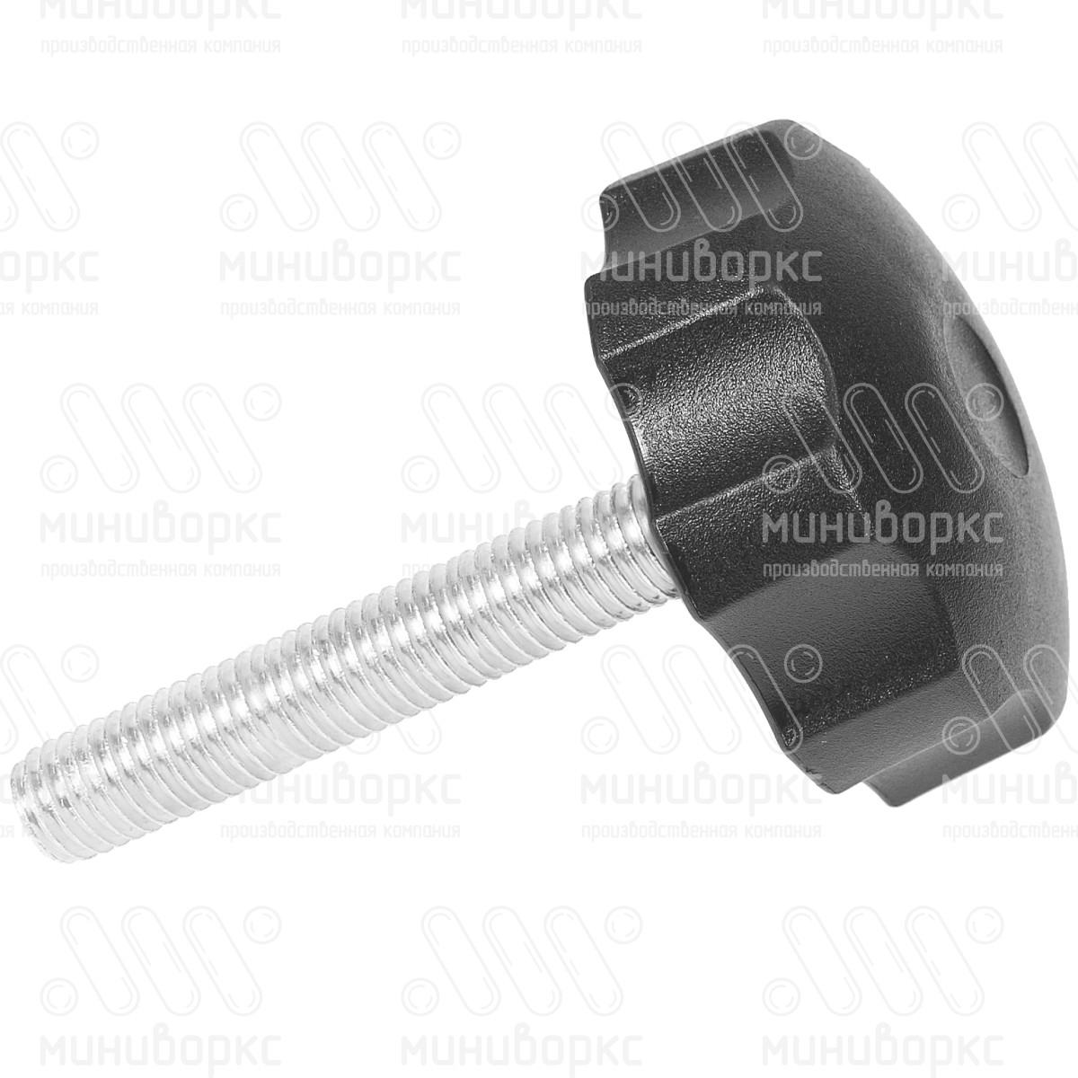 Фиксатор пластиковый с рукояткой m10x70 60 – Ф60М10-70ЧН | картинка 2