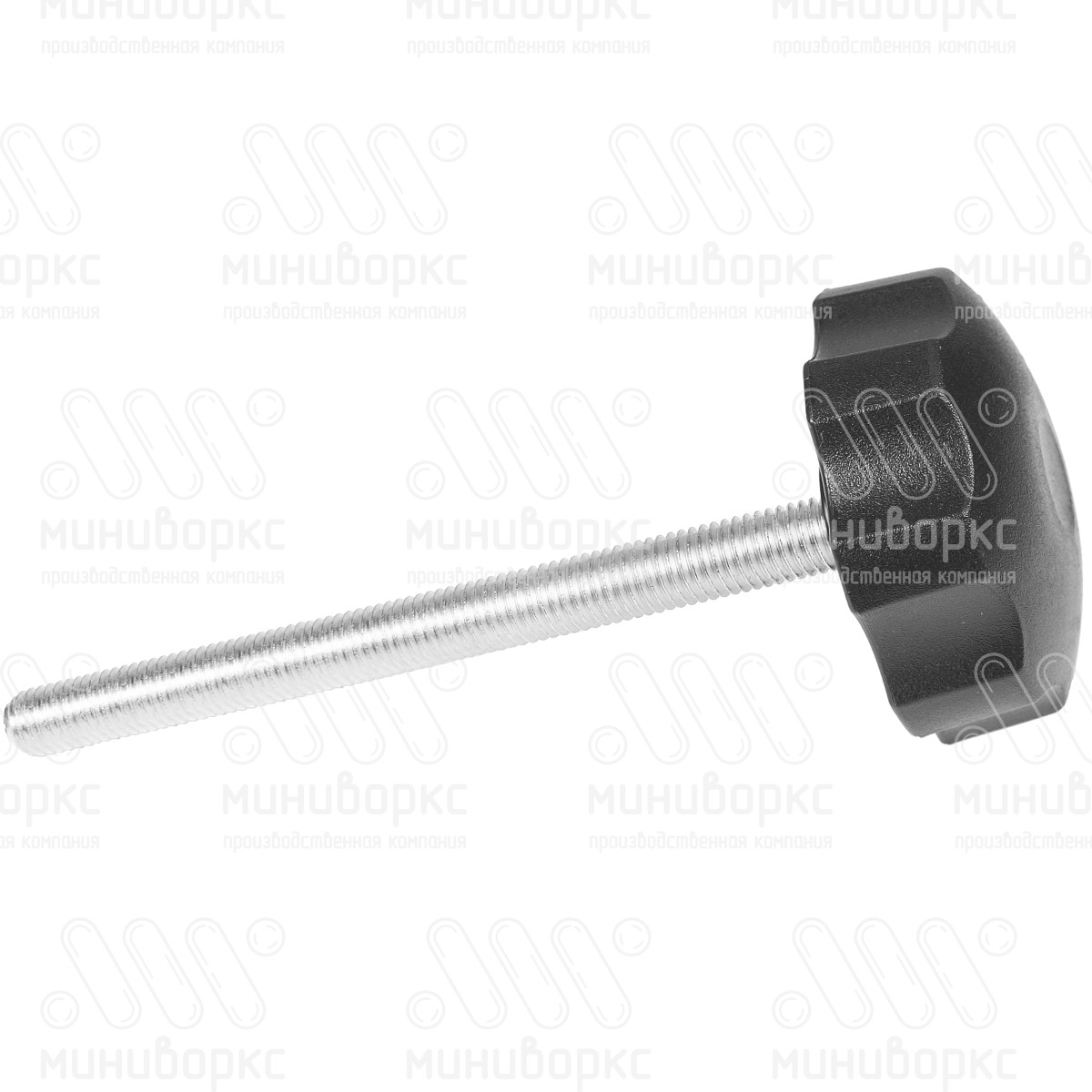 Фиксатор пластиковый с рукояткой m12x190 60 – Ф60М12-190ЧН | картинка 2