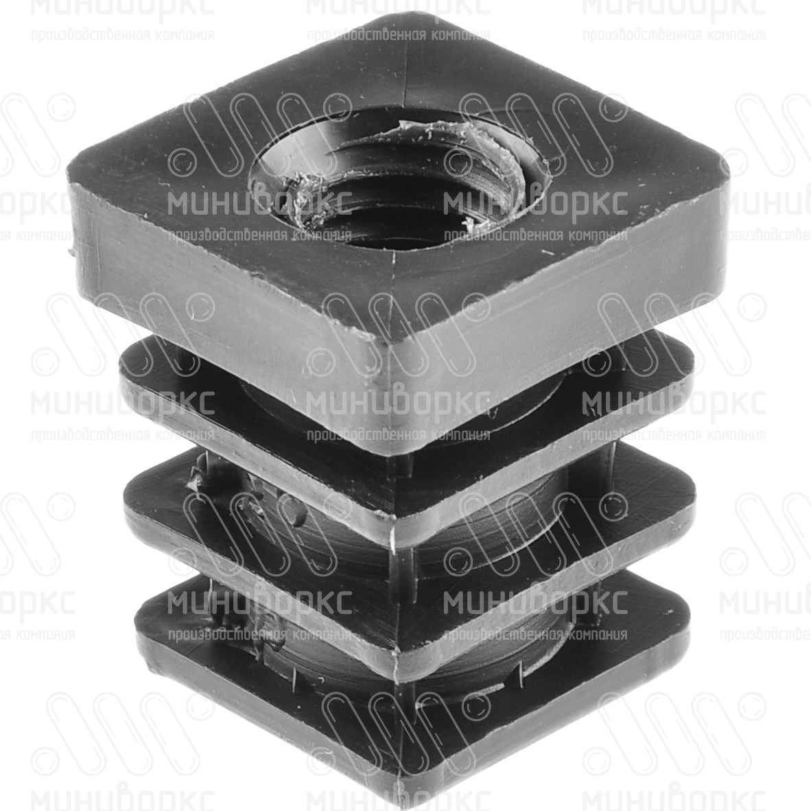 Квадратные заглушки для профильных труб 20x20 – 1103154021B | картинка 1