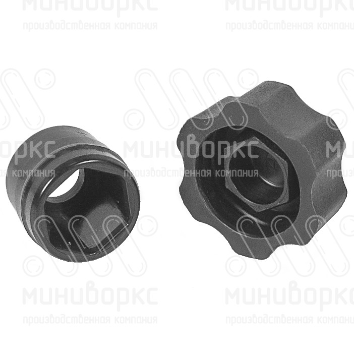 Пластиковые фиксаторы с гайкой m6 21 – Б21М6ЧН | картинка 4