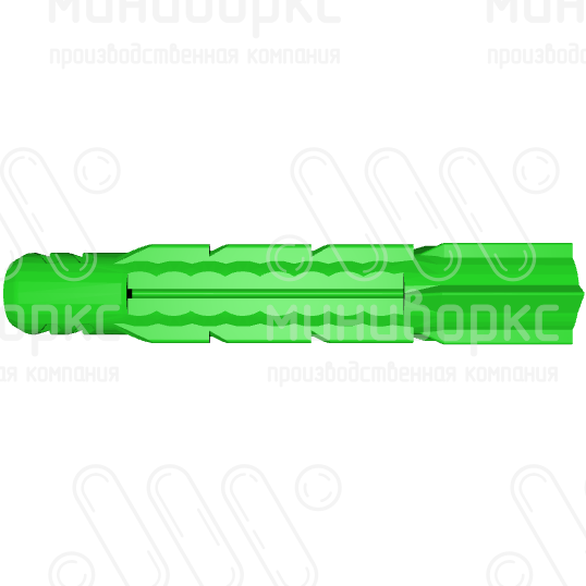 Пластиковые дюбеля – ДП8-50ЗН | картинка 1